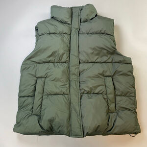 Women's Puffer Vest Green XL Mondetta Outdoor Project Gorpcore Warm Utility Hike